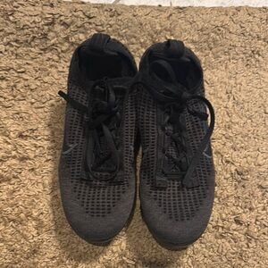 Youth Nike Black VaporMax Sneakers